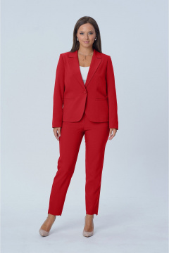 Брюки, жакет Vilena 1003 красный - фото 1