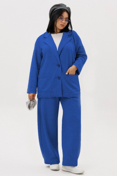 Брюки, жакет Anastasia 1299 васильковый - фото 1