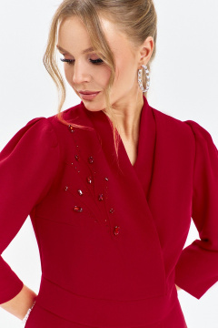 Платье Euromoda 634 красный - фото 2