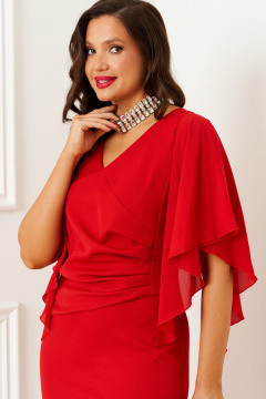 Платье Beautiful&Free 6384 красный - фото 5