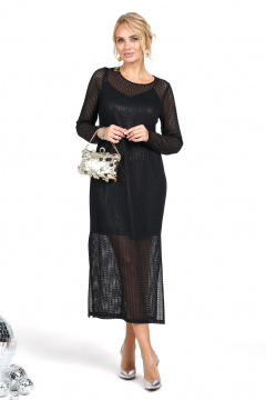 Платье Alani Collection 2481 черный - фото 4