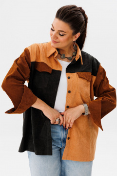 Рубашка Anelli 1748 оттенки_карамели - фото 2