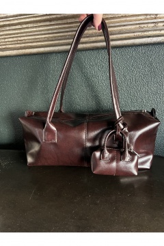 Сумка Polisto Bagi бордово-коричневый - фото 2