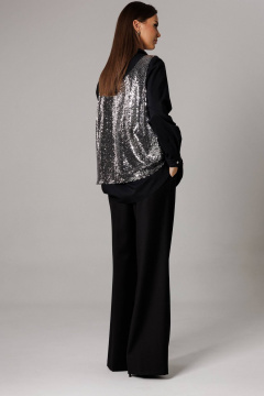 Блуза, брюки, майка Ларс Стиль 1167 черный - фото 5
