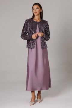 Жакет, платье Ларс Стиль 1154 лиловый - фото 1