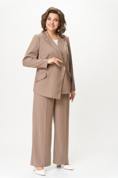 Брюки, жакет БАГРЯНИЦА 5093 капучино - фото 1