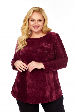 Блуза Abbi 4070 спелая_вишня - фото 4