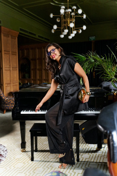 Брюки, жакет Beautiful&Free 6387 черный - фото 4