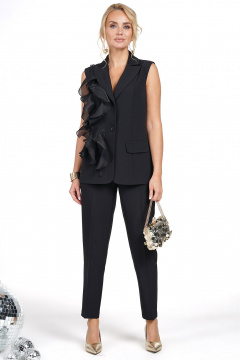 Брюки, жилет Alani Collection 2478 черный - фото 4