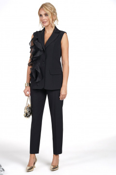 Брюки, жилет Alani Collection 2478 черный - фото 3