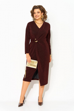 Платье Liliana 1497 шоколад - фото 1