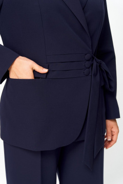 Брюки, жакет ANASTASIA MAK 1277 синий - фото 4