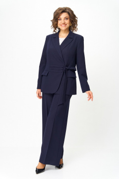 Брюки, жакет ANASTASIA MAK 1277 синий - фото 1