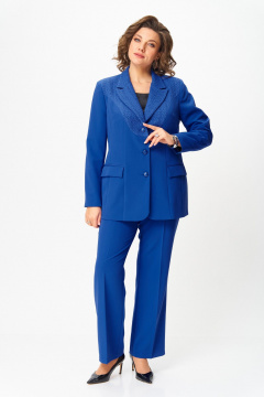 Брюки, жакет ANASTASIA MAK 1297 василек - фото 1