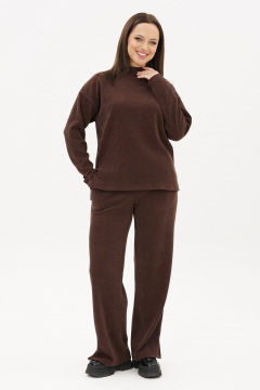 Брюки, джемпер Пинск-Стиль 274 шоколад - фото 2