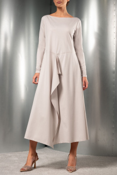 Платье Erika 7366-1 бежевый - фото 1