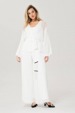 Блуза, брюки Anastasia 1063.1 молочный - фото 2