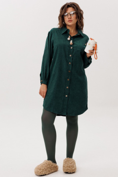 Платье Anelli 1771 изумрудная мягкость - фото 1