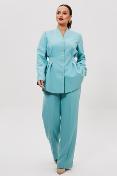 Брюки, жакет Liona Style 954 тифанни - фото 5