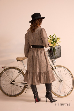 Платье NiV NiV fashion 911 капучино - фото 5