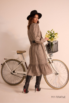 Платье NiV NiV fashion 911 капучино - фото 4