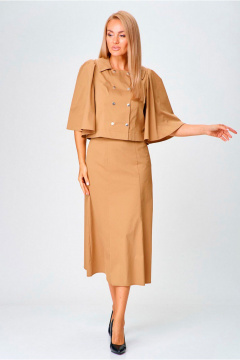 Жакет, юбка Gamma Gracia 769 бежевый - фото 3