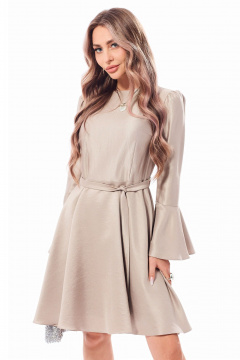Платье Golden Valley 44276 бежевый - фото 4