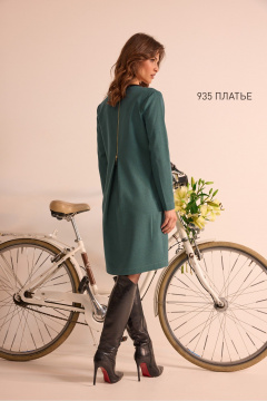 Платье NiV NiV fashion 935 бирюза - фото 4