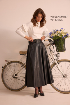 Юбка NiV NiV fashion 941 чёрный - фото 3