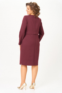 Платье Bonna Image 622/11 бордовый - фото 3