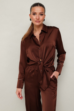 Комбинезон из струящейся ткани с ремнем и брюками PUR PUR 11-314 - фото 5