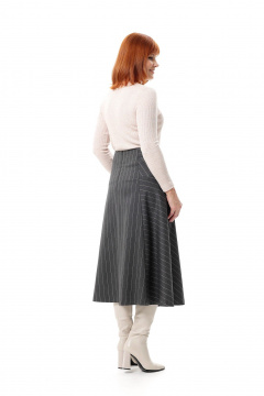 Юбка Соджи 687 серый - фото 4