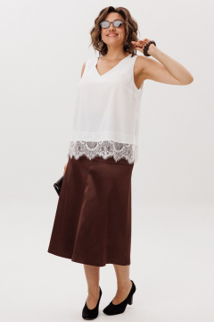 Юбка Anelli 1510 жженная_карамель - фото 5