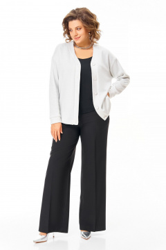 Кардиган Swallow 889.2 серебристый - фото 2