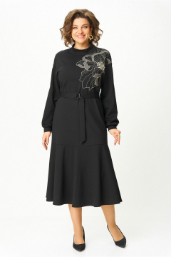 Платье Takka Plus 25-255 чёрный - фото 1