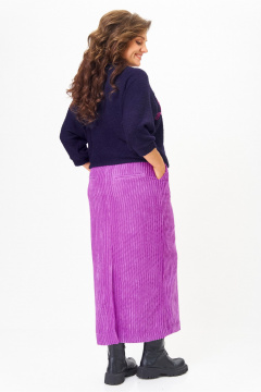 Джемпер, юбка Michel chic 1442 синий_пурпурный - фото 4