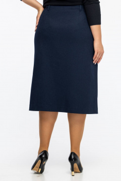 Юбка Avila 0979 темно-синий - фото 5