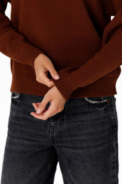 Джемпер Romgil РВ0335-ВИ5 шоколадный - фото 3