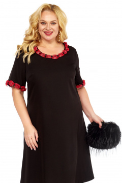 Платье Belinga 1238 черный - фото 4