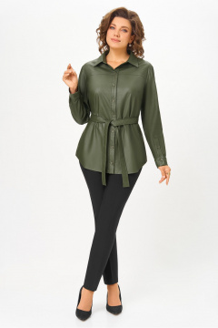 Блуза DaLi 7049 хаки - фото 1