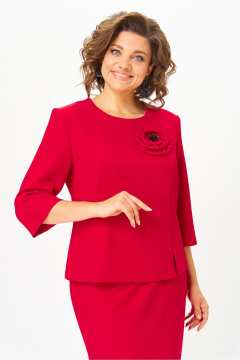 Блуза, юбка DaLi 7055.2 красный - фото 2