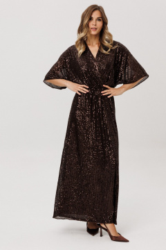 Платье EOLA 3013 шоколад - фото 4