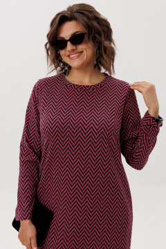 Платье Anelli 1755.1 рябиновая_волна - фото 4