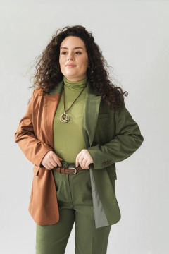 Жакет Legend Style G-025 колорблок2 - фото 5