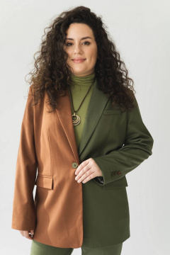 Жакет Legend Style G-025 колорблок2 - фото 1