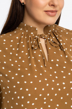 Блуза Avila 1001 светло-коричневый - фото 4