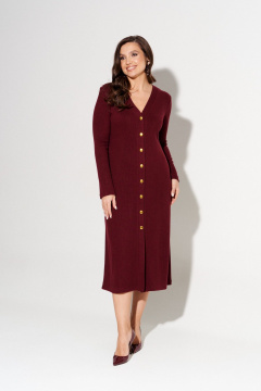 Платье AltaModa 1044 бордовый - фото 2