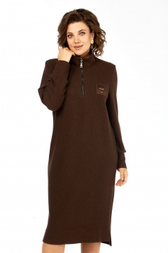 Платье Элль-стиль 2440 шоколад - фото 4