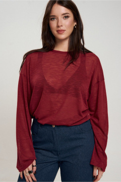 Джемпер JRSy 2646 вишня - фото 1