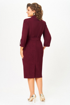 Платье DaLi 3738 бордо - фото 5